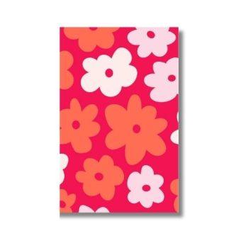Pastel Pink Flowers Greeting card,Note card (4 x 6 Inches) | Vibrant colors, Aesthetic Cards