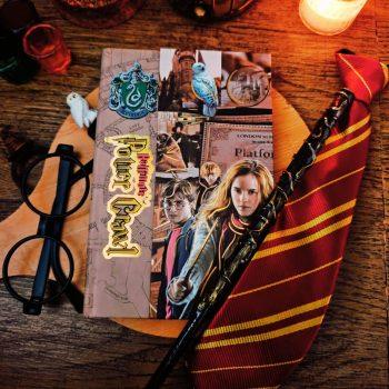 A5 Harry Potter Notebook – Slytherin Theme with 100 Printed Pages | Magnetic flap for a neat and secure close  | 100 GSM premium quality with full-color designs for Harry Potter lovers, students, and collectors (Slytherin)