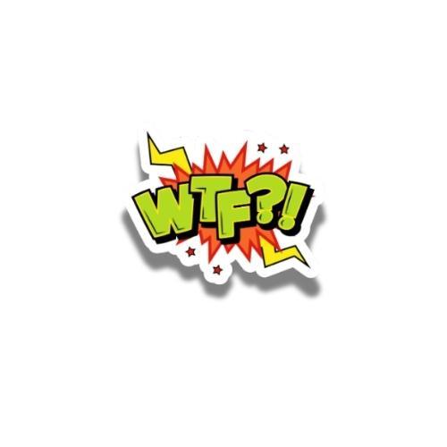 WTF Sticker