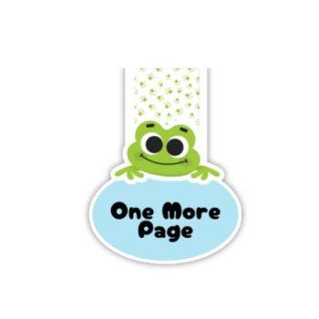 One More Page Frog Magnetic Bookmark