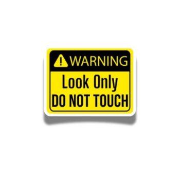 Do not touch Sticker