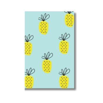 Yellow Pineapple Greeting card,Note card (4 x 6 Inches) | Vibrant colors, Aesthetic Cards