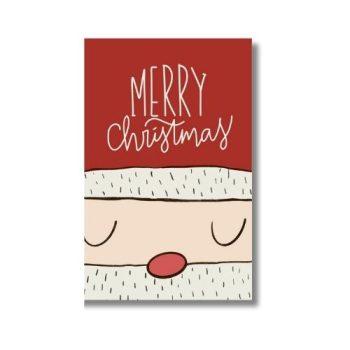 Merry Christmas Red Greeting card,Note card (4 x 6 Inches) | Vibrant colors, Aesthetic Cards