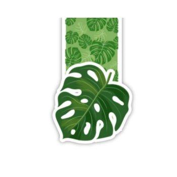 Monstera Leaf Magnetic Bookmark