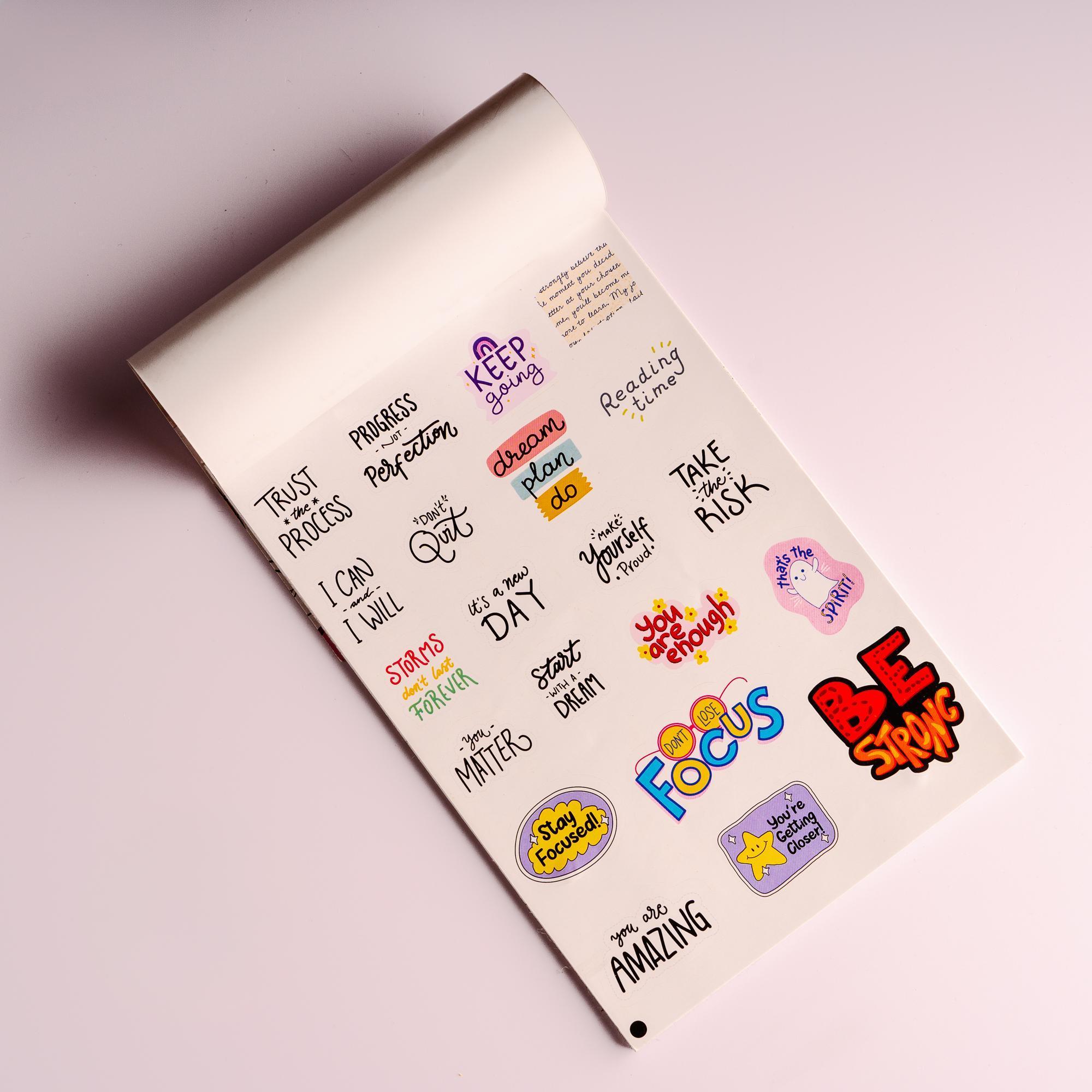 500+ Aesthetic Sticker Book for Day-to-Day Life – Elevate Your Everyday with Creative Flair - Image 2