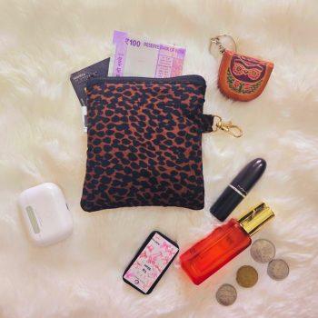 Compact Coin Pouch/Zipper Pouch for Women | Stylish Mini Organizer Pouch| Travel-Friendly Purse |Multi-Purpose Coin Purse| Travel Essentials|Organizer for Cards, Keys & Accessories (Hayena)