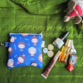 Compact Coin Pouch/Zipper Pouch for Women | Stylish Mini Organizer Pouch| Travel-Friendly Purse |Multi-Purpose Coin Purse| Travel Essentials|Organizer for Cards, Keys & Accessories (Friends Characters)