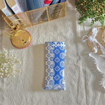 Handcrafted Blue Mandala Patch Printed 100% cotton fabric Protective Sunglasses Case/Pouch for Women & Men | Anti-scratch Eyeglass Case Pouches |Glares Case Soft Cover sunglass pouch,Spectacles Pouch, Sunglasses Cover for Goggles Women | Fancy Cute Eyeglasses/Sunglasses Case for Women/Girls (Blue Mandala Patch Printed)